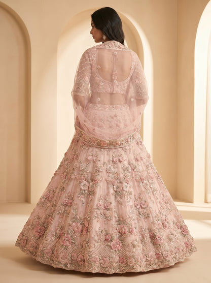 Ivory Zardozi Bridal Lehenga Choli