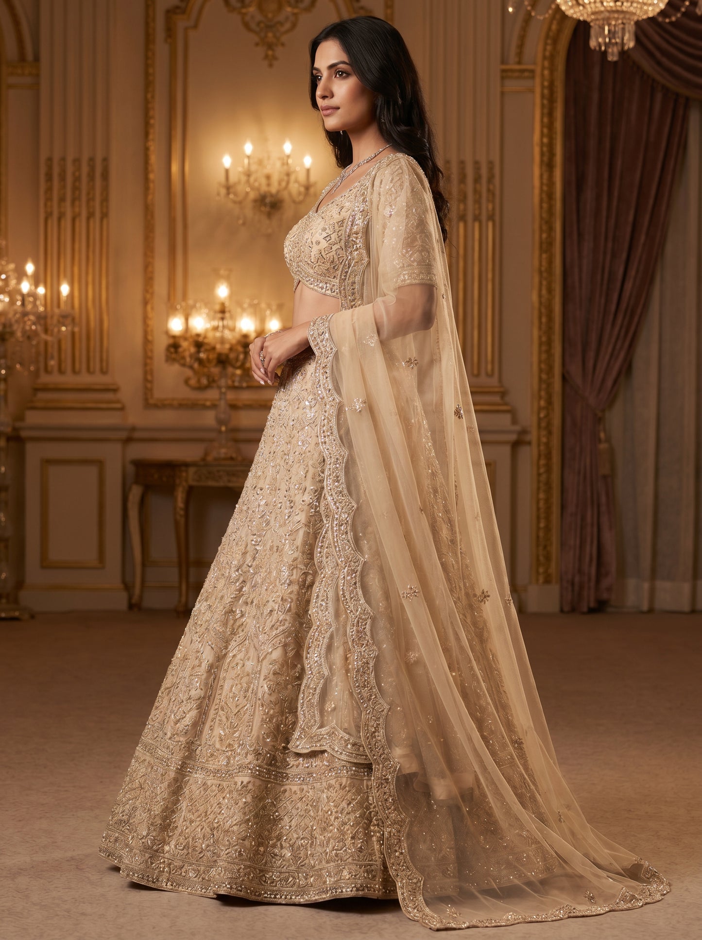 Luxury Reception Bridal Lehenga Choli